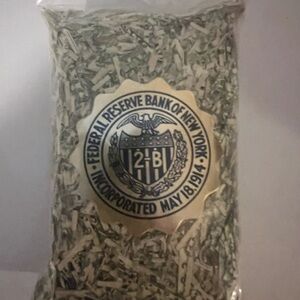 Federal Reserve Bank of New York Shredded Money Souvenir
